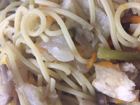 野菜たっぷりパスタ